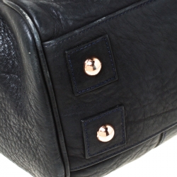 Pre Owned Mulberry Black Leather Heritage Bayswater Satchel