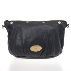Pre Owned Mulberry Black Leather Mitzy Tote