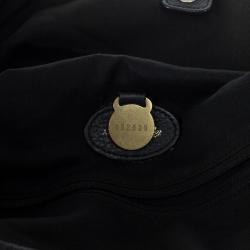 Pre Owned Mulberry Black Leather Mitzy Tote