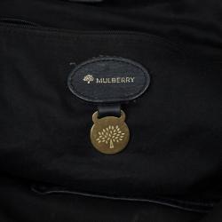 Pre Owned Mulberry Black Leather Mitzy Tote