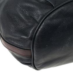 Pre Owned Mulberry Black Leather Mitzy Tote