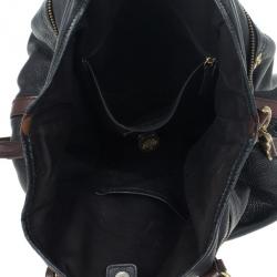 Pre Owned Mulberry Black Leather Mitzy Tote