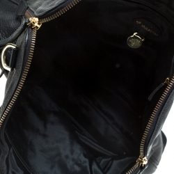 Pre Owned Mulberry Black Leather Euston Tote