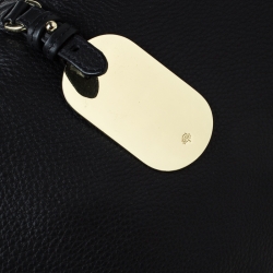 Pre Owned Mulberry Black Leather Euston Tote