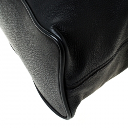 Pre Owned Mulberry Black Leather Euston Tote