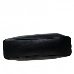 Pre Owned Mulberry Black Leather Euston Tote