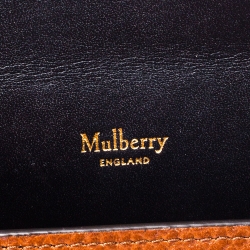 Mulberry Brown Leather Cosmetic Pouch 