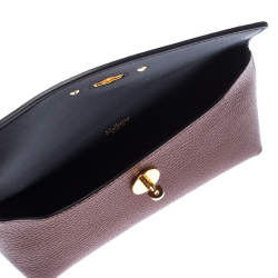 Mulberry Brown Leather Cosmetic Pouch 
