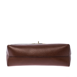 Mulberry Brown Leather Cosmetic Pouch 