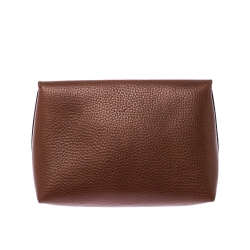 Mulberry Brown Leather Cosmetic Pouch 