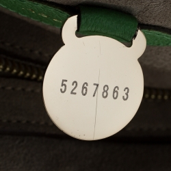 Pre Owned Mulberry Lime Green Leather Bayswater Satchel