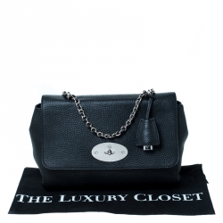 Mulberry Black Leather Lily Shoulder Bag
