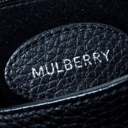Mulberry Black Leather Lily Shoulder Bag