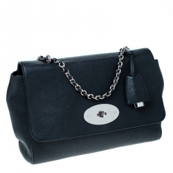 Mulberry Black Leather Lily Shoulder Bag