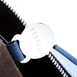 Pre Owned Mulberry Blue Leather Medium Del Rey Satchel