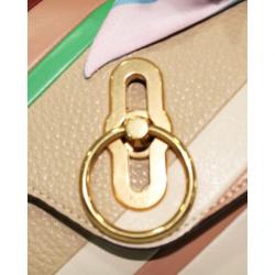 Mulberry Beige Leather Mini Seaton Top Handle Bag