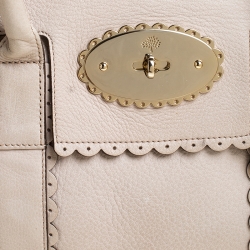 Mulberry Off White Leather Cookie Bayswater Satchel