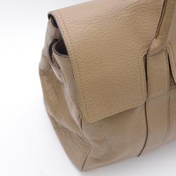 Pre Owned Mulberry Pebbled Beige Bayswater Tote