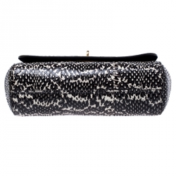Mulberry Black/White Python Leather Small Lily Shoulder Bag