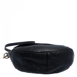 Mulberry Black Leather Flap Shoulder Bag