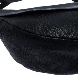 Mulberry Black Leather Flap Shoulder Bag
