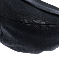 Mulberry Black Leather Flap Shoulder Bag