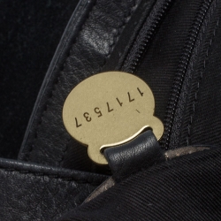 Mulberry Black Leather Flap Shoulder Bag