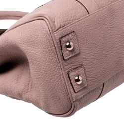 Pre Owned Mulberry Old Rose Grained Leather Bayswater Satchel