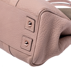 Pre Owned Mulberry Old Rose Grained Leather Bayswater Satchel