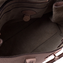 Pre Owned Mulberry Old Rose Grained Leather Bayswater Satchel