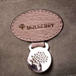 Pre Owned Mulberry Old Rose Grained Leather Bayswater Satchel