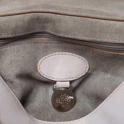Mulberry Cream/Tan Leather Small Lily Shoulder Bag
