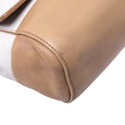 Mulberry Cream/Tan Leather Small Lily Shoulder Bag