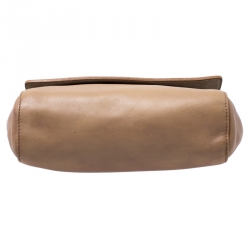 Mulberry Cream/Tan Leather Small Lily Shoulder Bag
