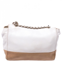 Mulberry Cream/Tan Leather Small Lily Shoulder Bag