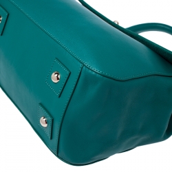 Mulberry Green Leather Top Handle Bag