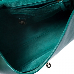 Mulberry Green Leather Small Lily Shoulder Bag