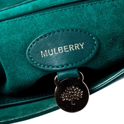 Mulberry Green Leather Small Lily Shoulder Bag