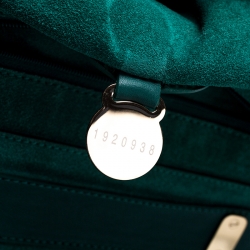 Mulberry Green Leather Small Lily Shoulder Bag