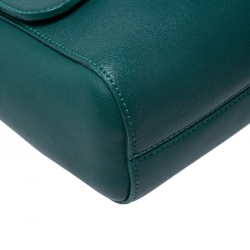 Mulberry Green Leather Small Lily Shoulder Bag
