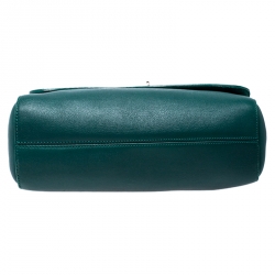 Mulberry Green Leather Small Lily Shoulder Bag