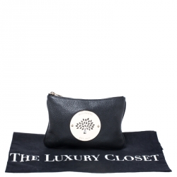 Mulberry Black Leather Daria Pouch