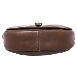 Pre Owned Mulberry Brown Leather Tessie Shoulder Bag