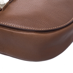 Pre Owned Mulberry Brown Leather Tessie Shoulder Bag