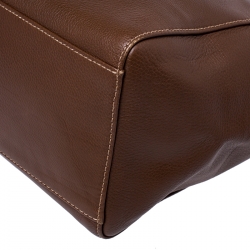 Pre Owned Mulberry Brown Leather Shopper Tote