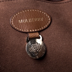 Pre Owned Mulberry Brown Leather Shopper Tote