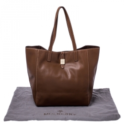 Pre Owned Mulberry Brown Leather Shopper Tote