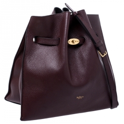 Mulberry Burgundy Leather Tyndale Shoulder Bag