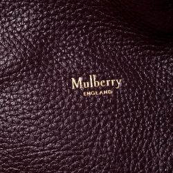 Mulberry Burgundy Leather Tyndale Shoulder Bag