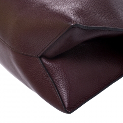 Mulberry Burgundy Leather Tyndale Shoulder Bag
